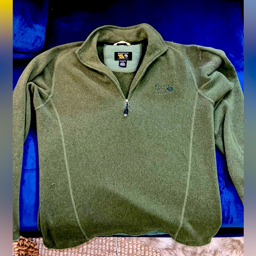 Mountain Hardwear Men's Zip Up Pullover - Hunter Green